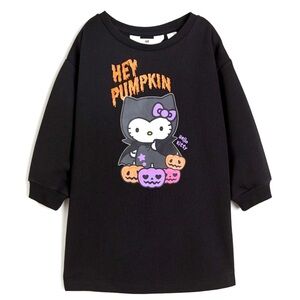 H&M Printed Sweatshirt Dress